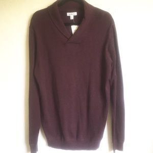 The Rail Speckled Burgundy Sweater XL